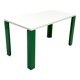 Eretteo dining table with green feet by Orni Halloween for Artemide, 1970