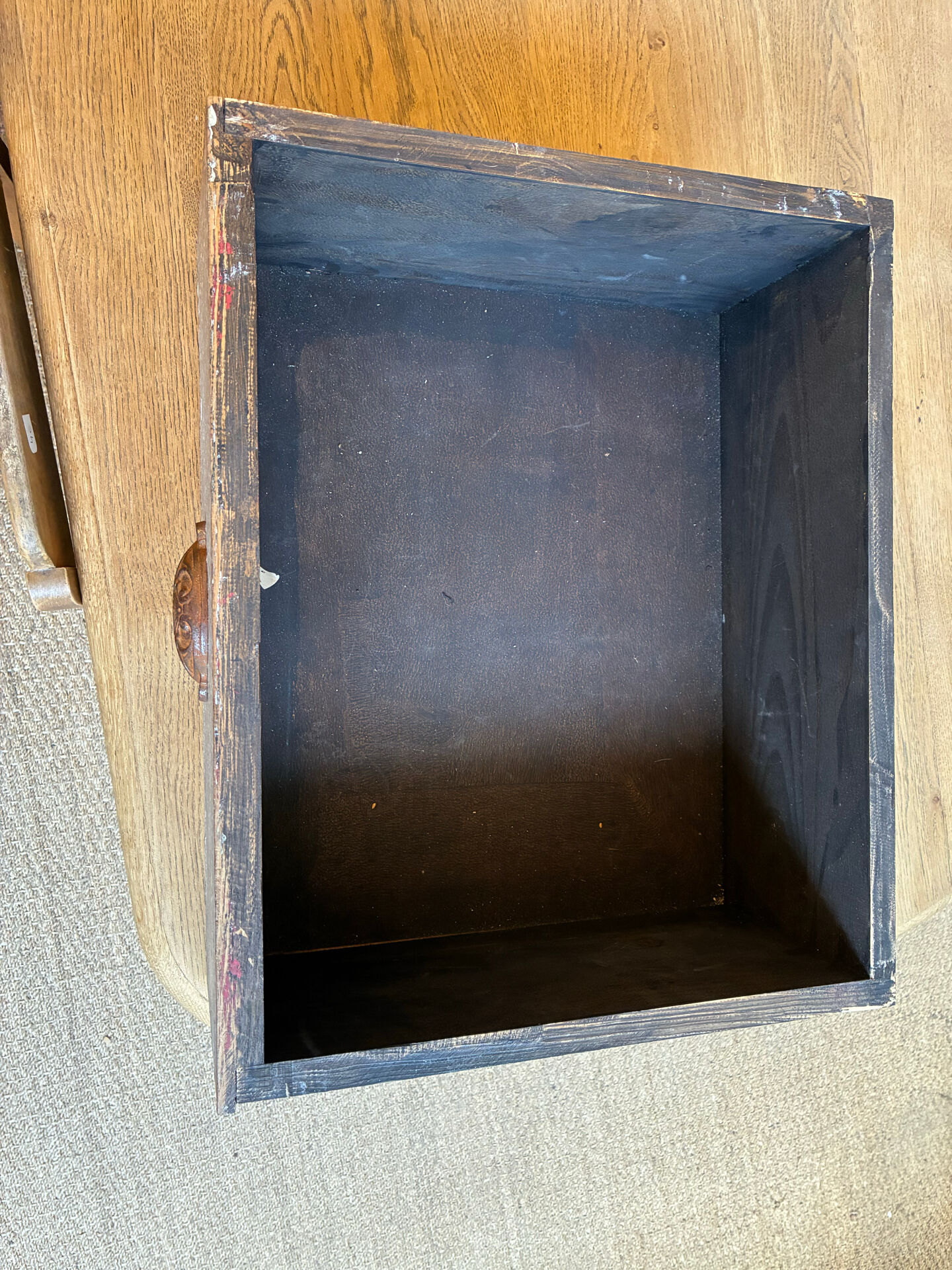 Antique piece of furniture with 12 drawers
