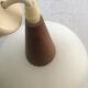 Suspension scandinave teck et opalin 1950-1960