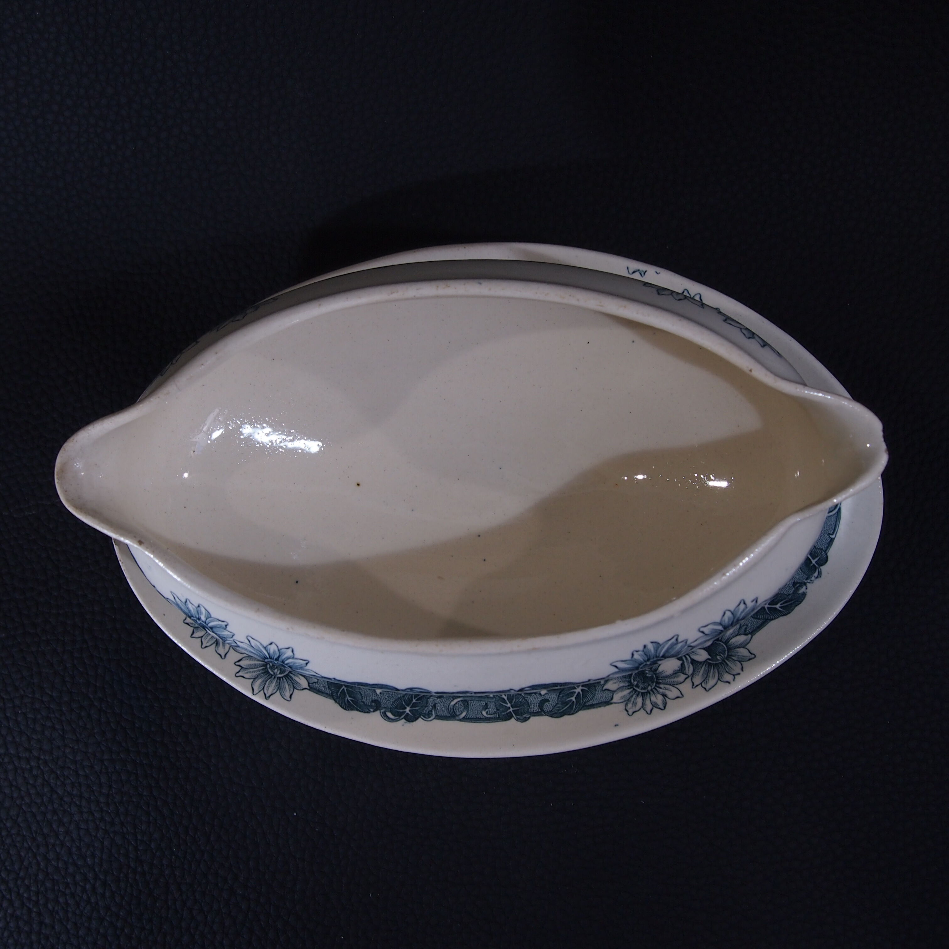 Vintage Longchamp Denise earthenware gravy boat