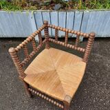 Paillé corner chair