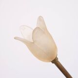 Hollywood Regency Gold flower shaped floor lamp 1980s