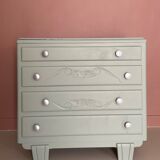 Commode Art déco revisité - vert tendre