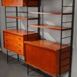 Scandinavian wooden bookcase from the 1960s