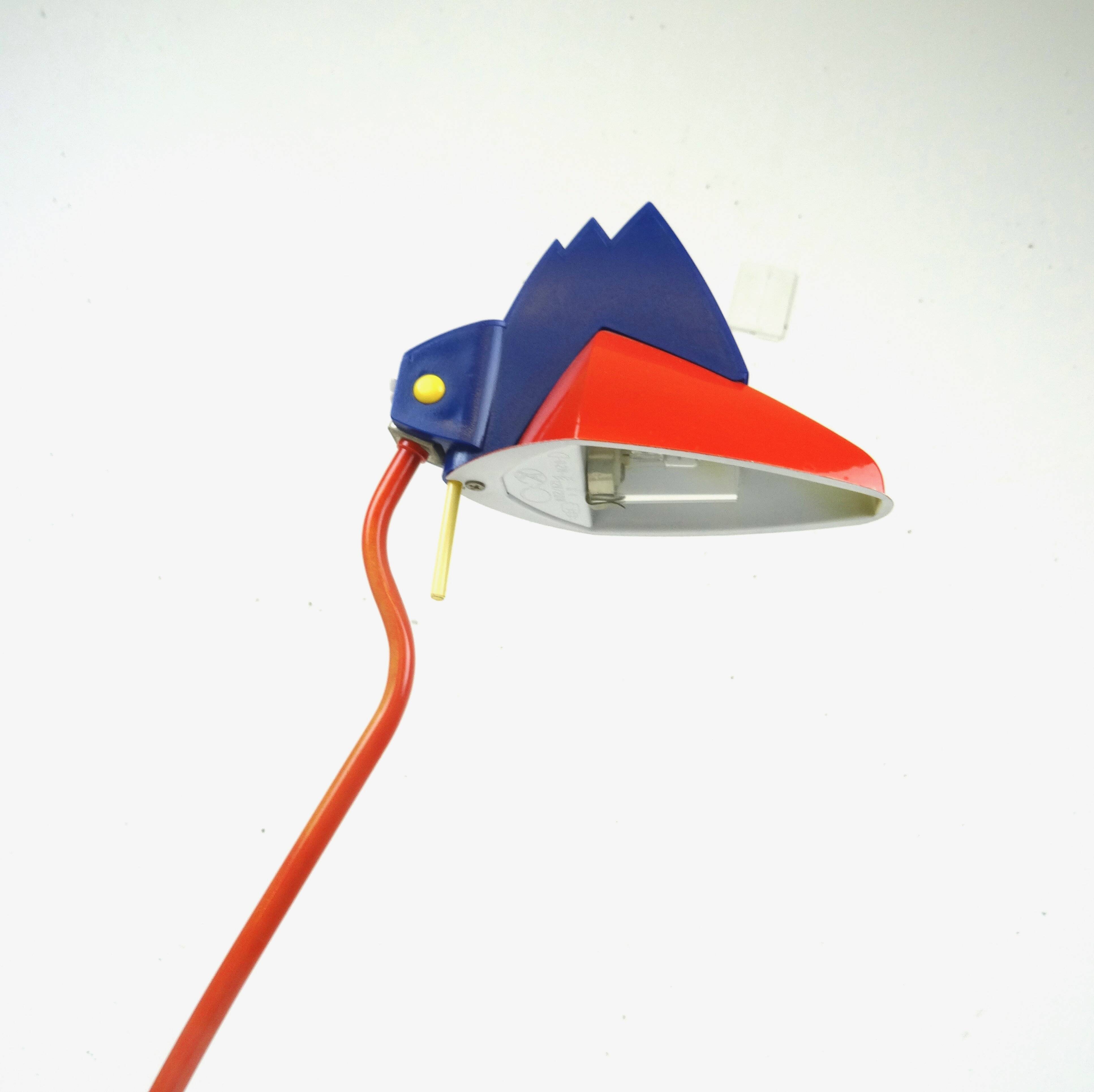 Rare postmodern 80s memphis age desk lamp