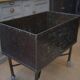 Factory trolley in polished metal 1950