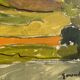 Vintage Oil on Canvas Landscaoe by Svan Grandin 1960s