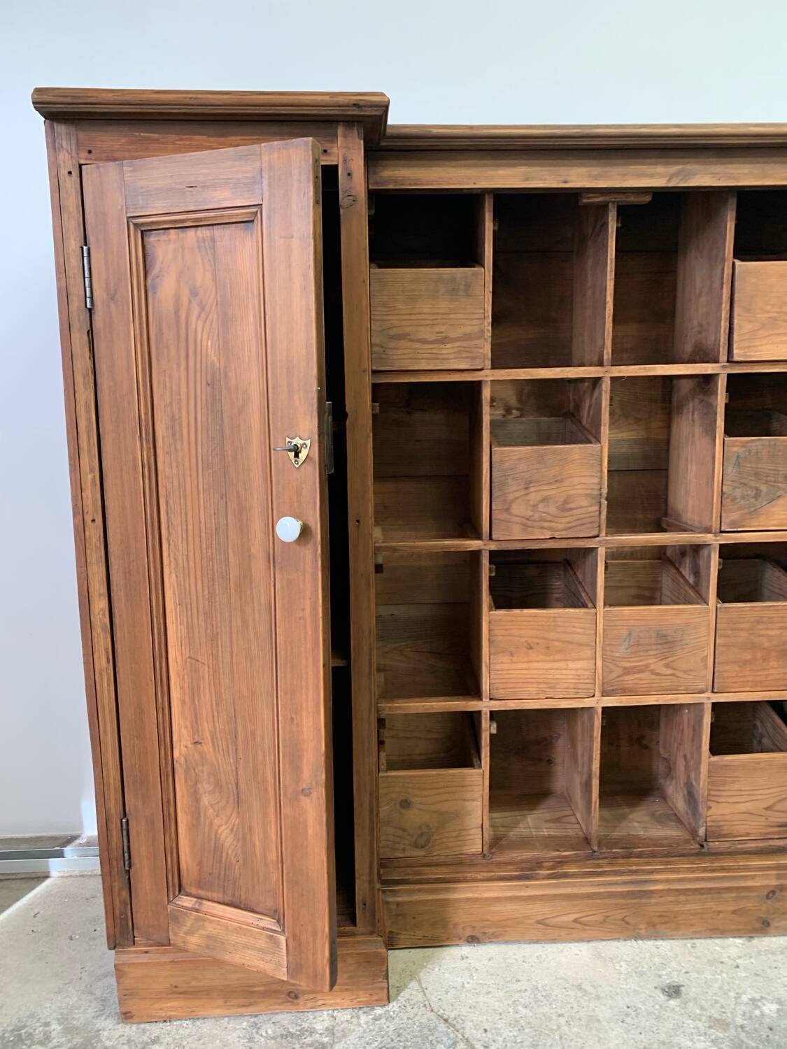 Old restored piece of furniture