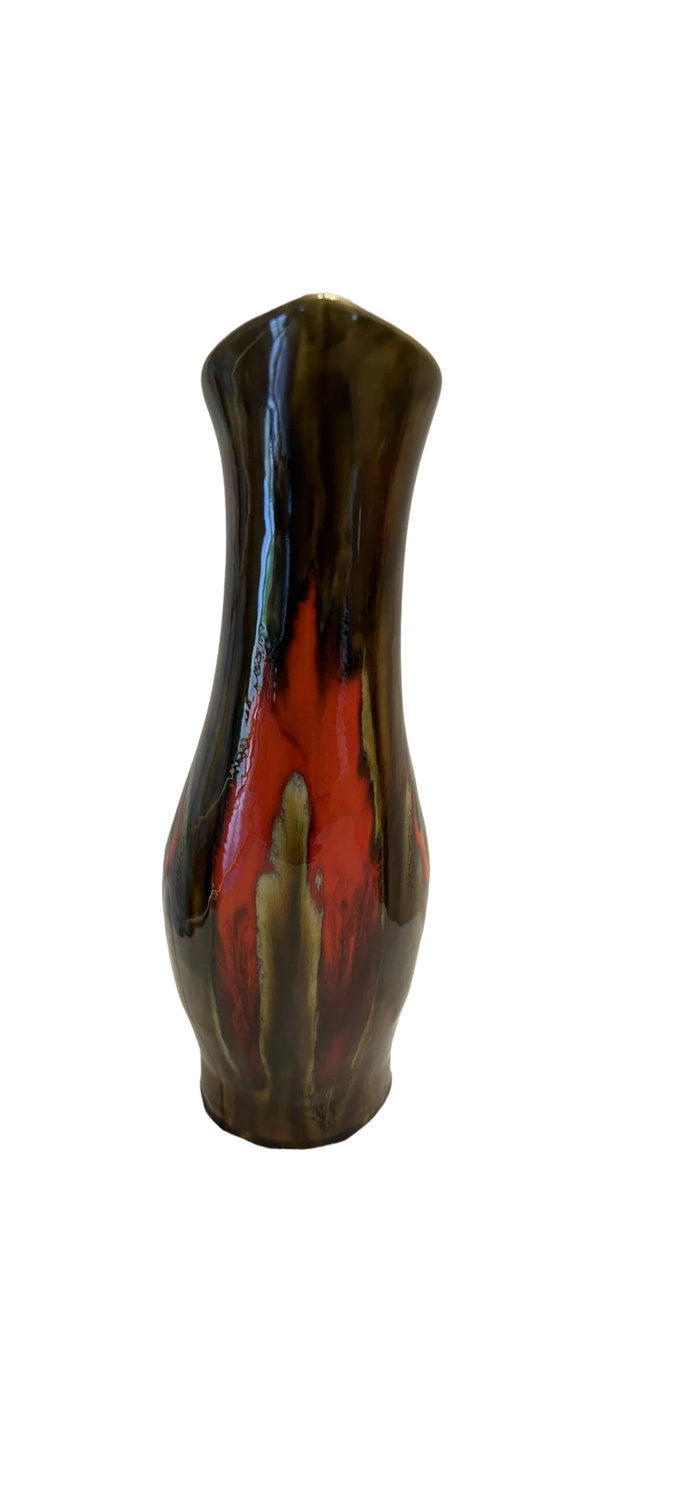 Ceramic vase 60,70s, le brusc, pottery of the var, vintage