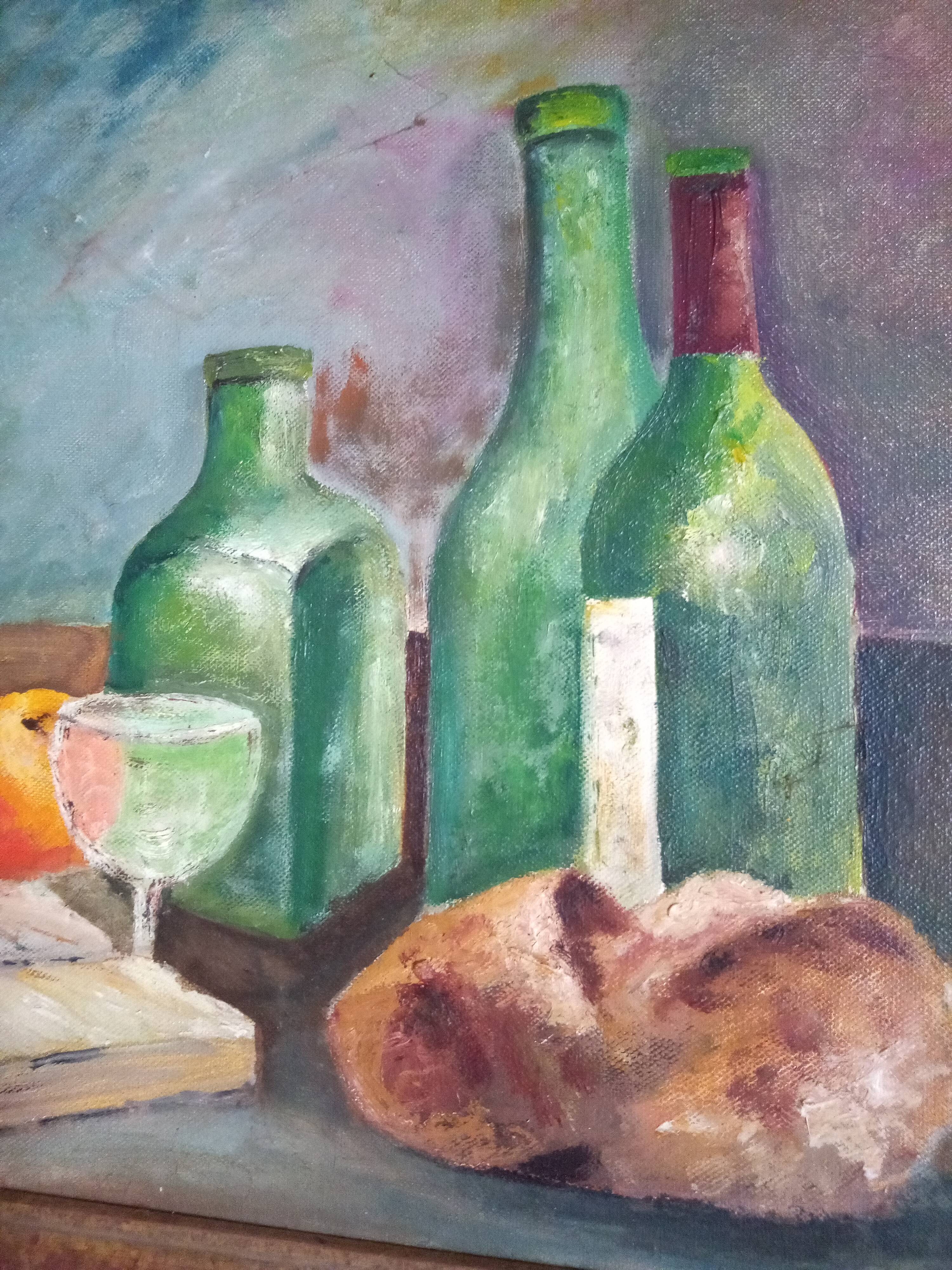 Oil on panel - Still life signed Donzé