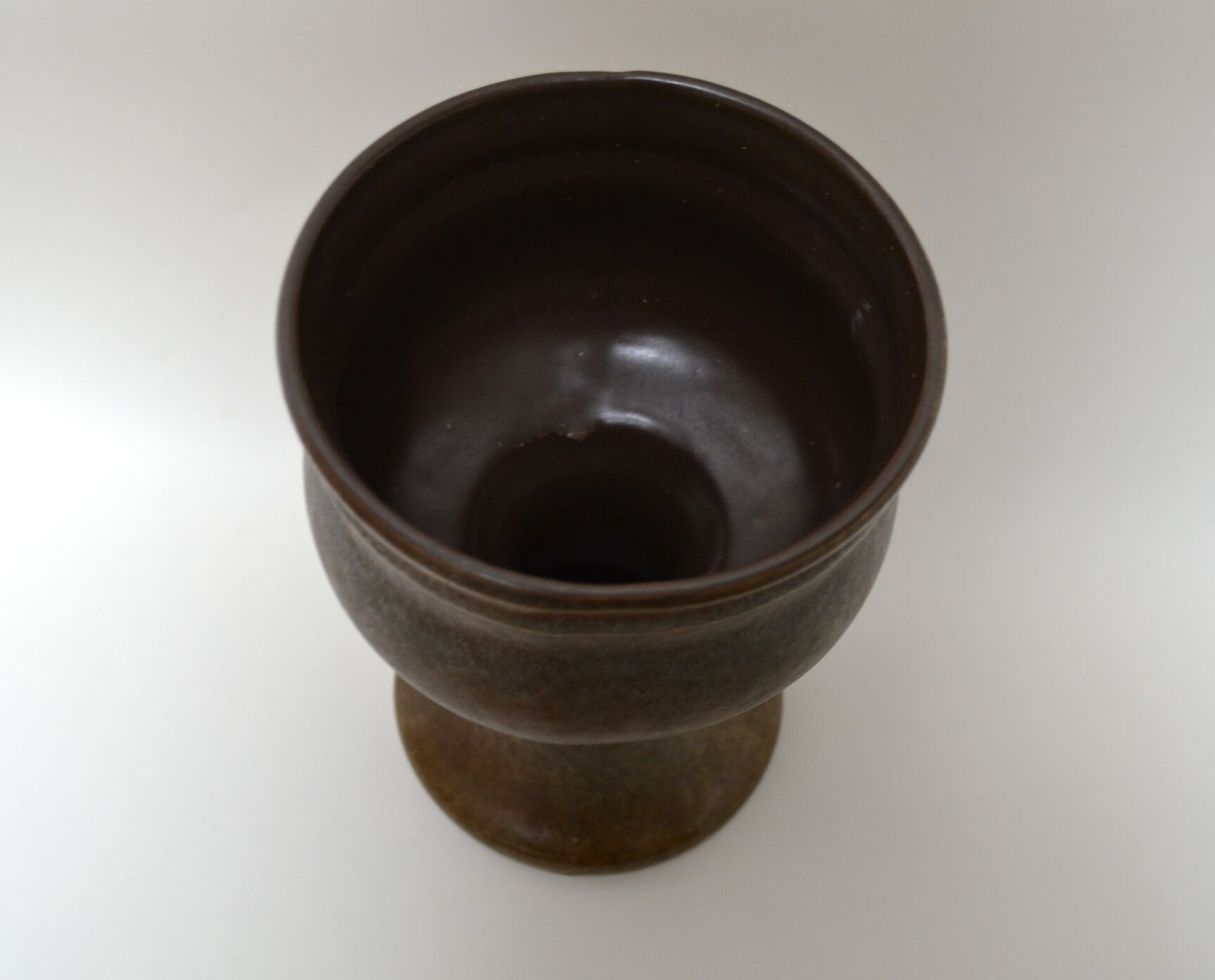 Strehla Keramik Cup - Vintage West Germany Vase