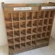 wooden postal sorting Cabinet