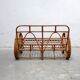 Vintage rattan pretzel sofa