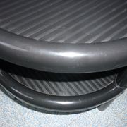 Table noire avec 2 plateaux, 1970
