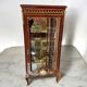Louis XV style display cabinet in wood and bronze, with several shelves