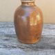 Brown vase signed Barotte