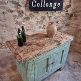 Craft furniture/Wooden kitchen island – France, 1930s