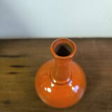 Orange ceramic soliflore