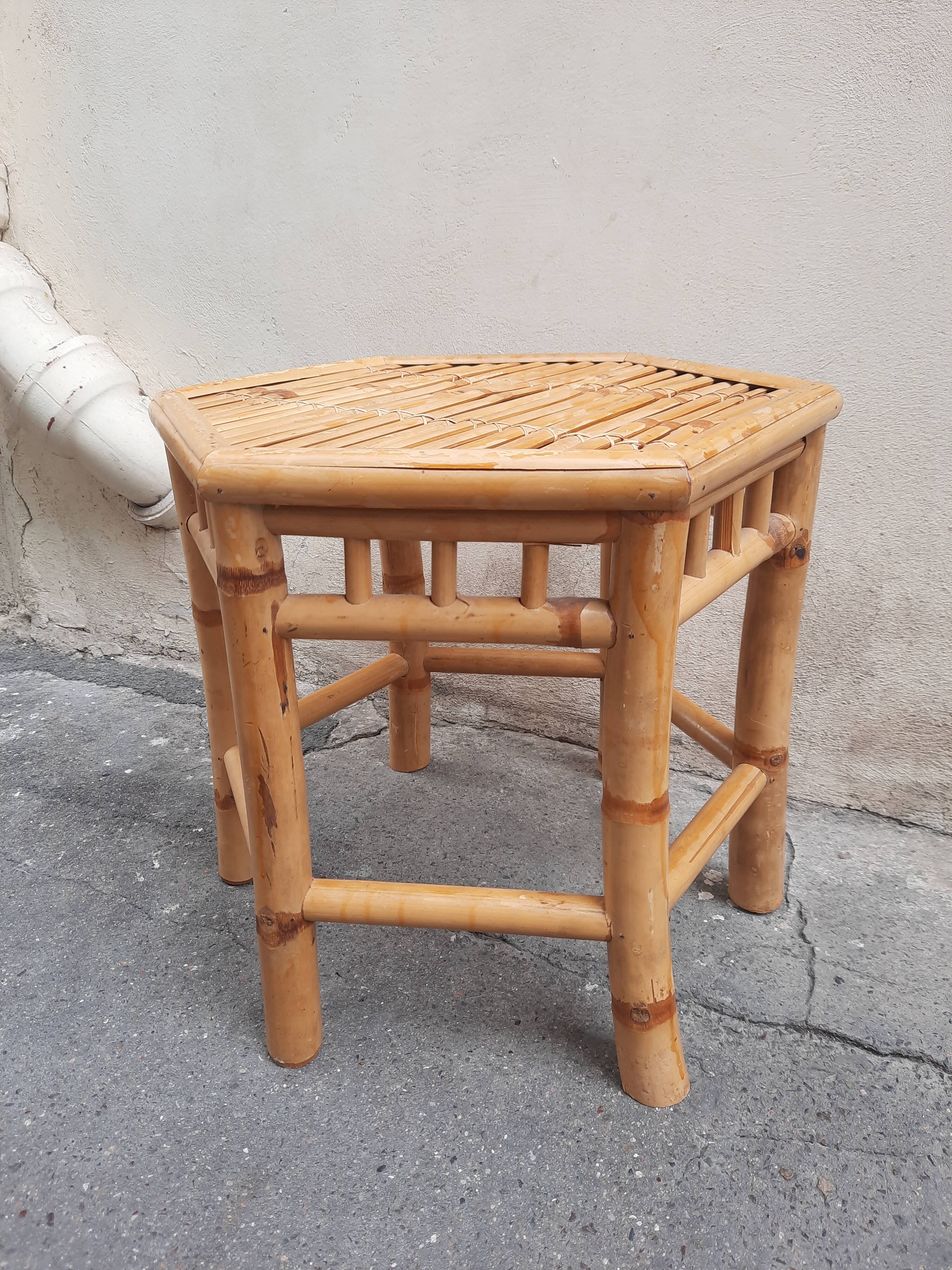 Bamboo table