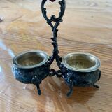 19th century salt and pepper shaker