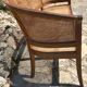 Old cane basket sofa