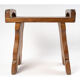 Tabouret en bois sculpté, chêne, 1950-1960