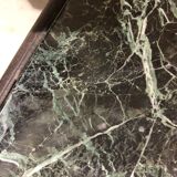 Robert merceris coffee table in wrought iron and 1940s marble