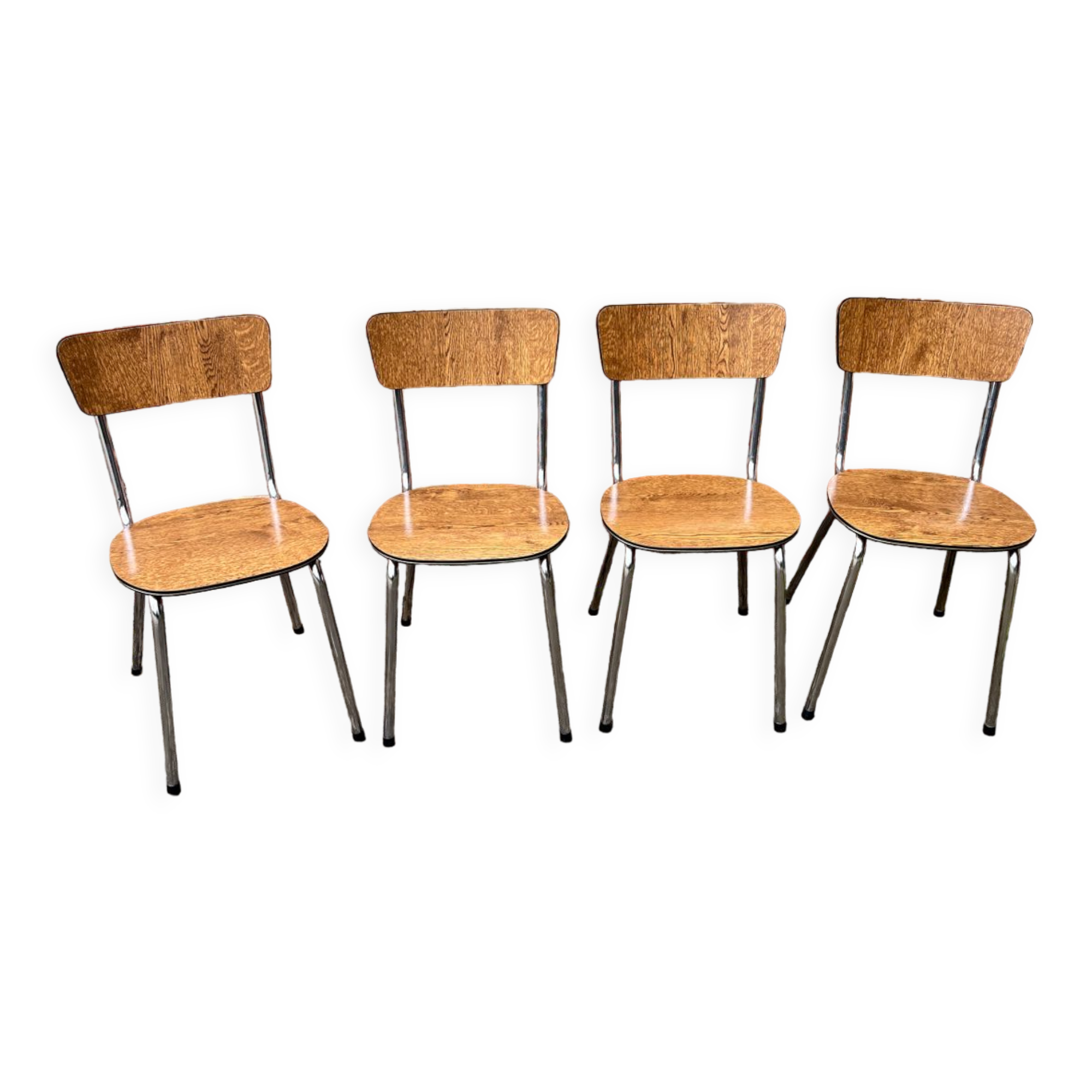 Set of 4 formica chairs