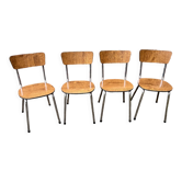 Set of 4 formica chairs