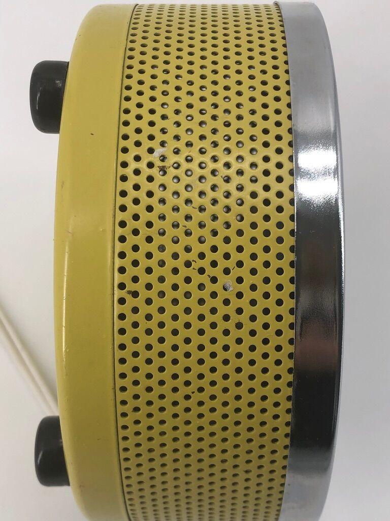 Night light in yellow perforated