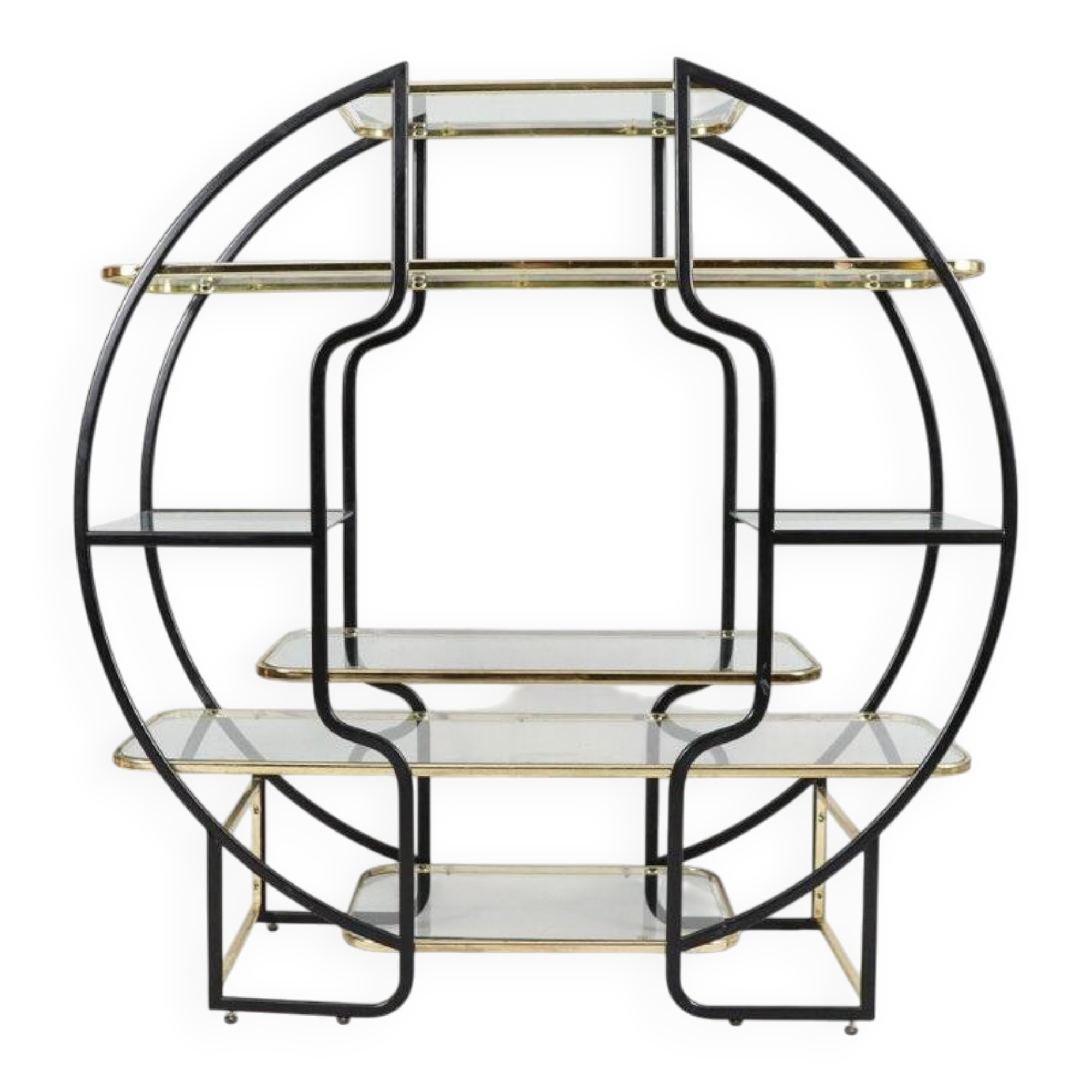 Étagère de luxe Hollywood Regency