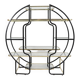 Étagère de luxe Hollywood Regency
