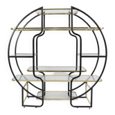 Étagère de luxe Hollywood Regency