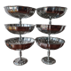 6 stainless steel dessert cups