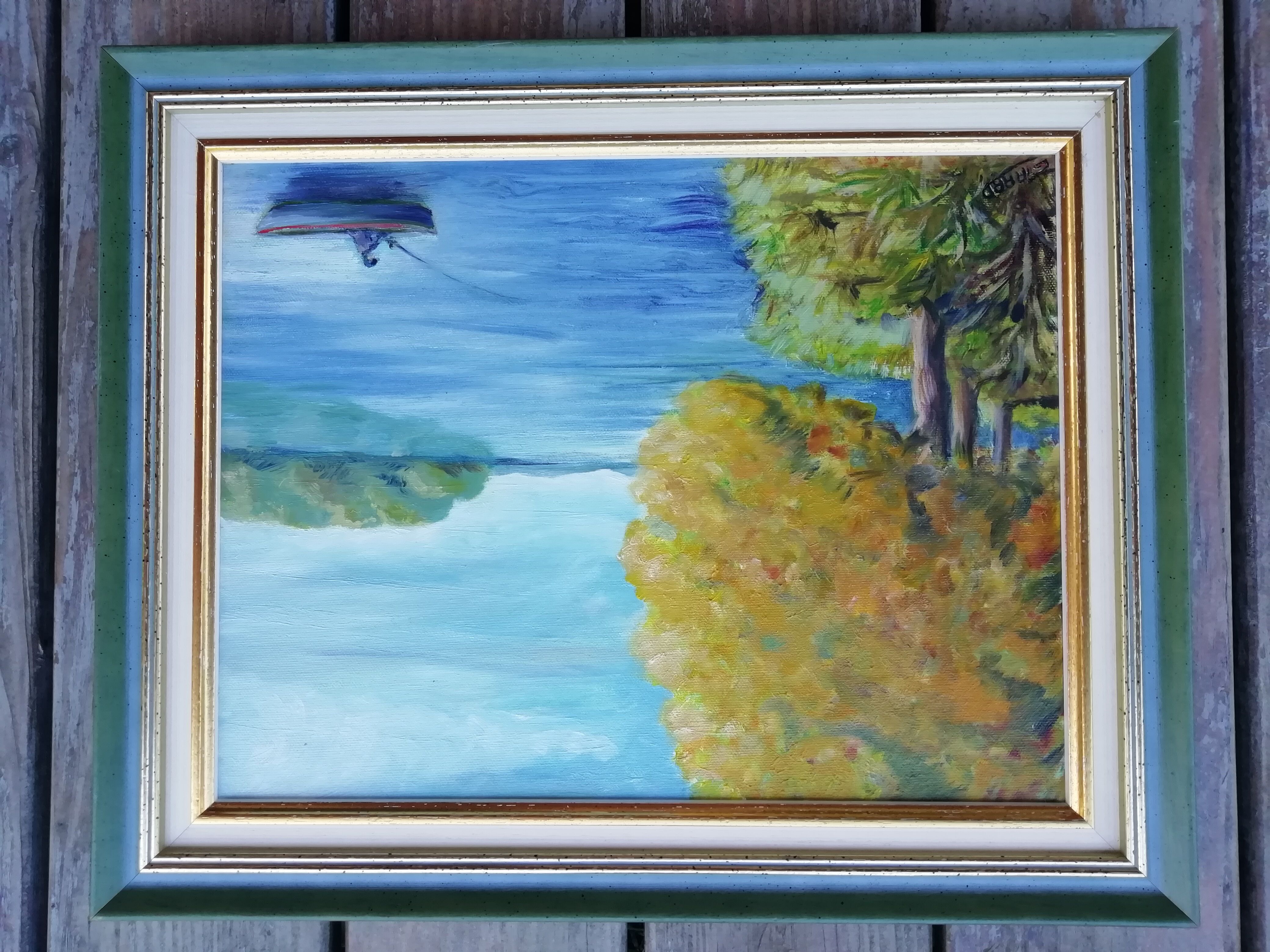 Oil on canvas Montaubry