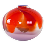 Vase, Murano glass, Italian design, 1960s, made in Italy