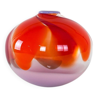 Vase, Murano glass, Italian design, 1960s, made in Italy
