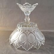 Cup on foot a fruit compotier glass crystal art deco