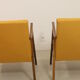 Pair of Scandinavian armchairs 1960 curved armrests. Ref Mimosa
