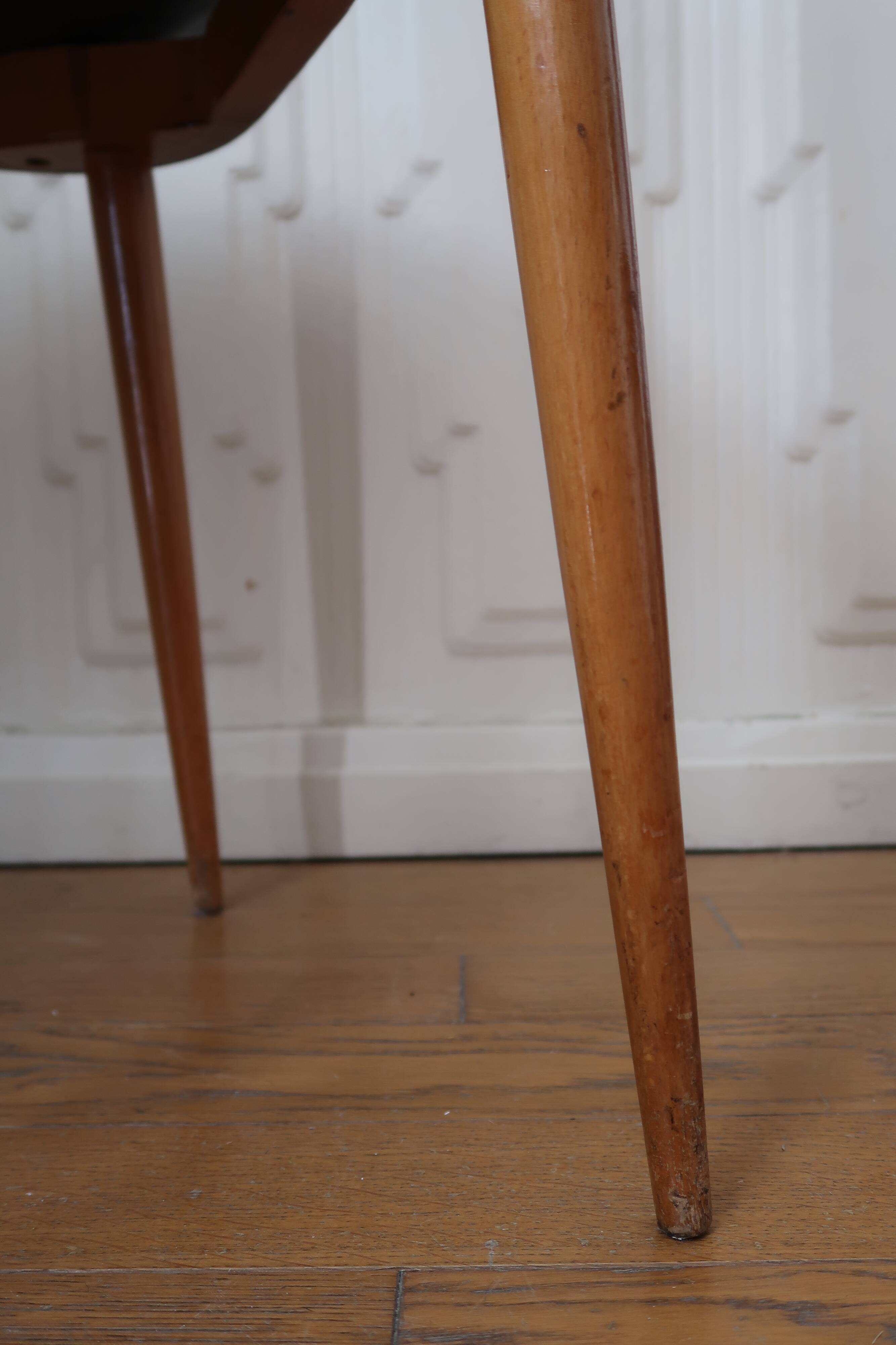 Pair of Licorne chairs by Baumann