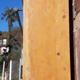 Pine bookcase (251 x 49 x height 288 cm)