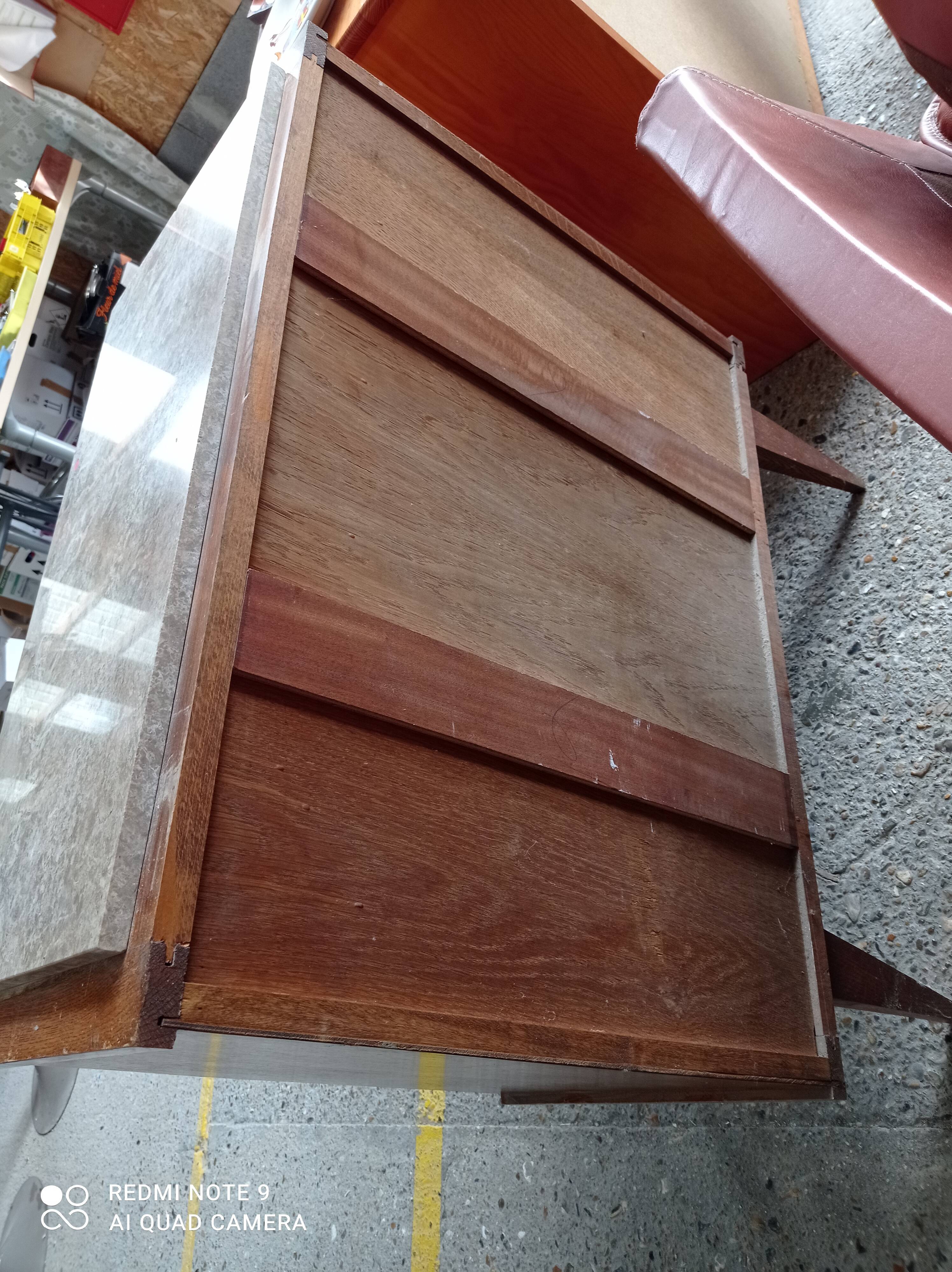 Scandinavian chest of drawers 4 drawers compass feet