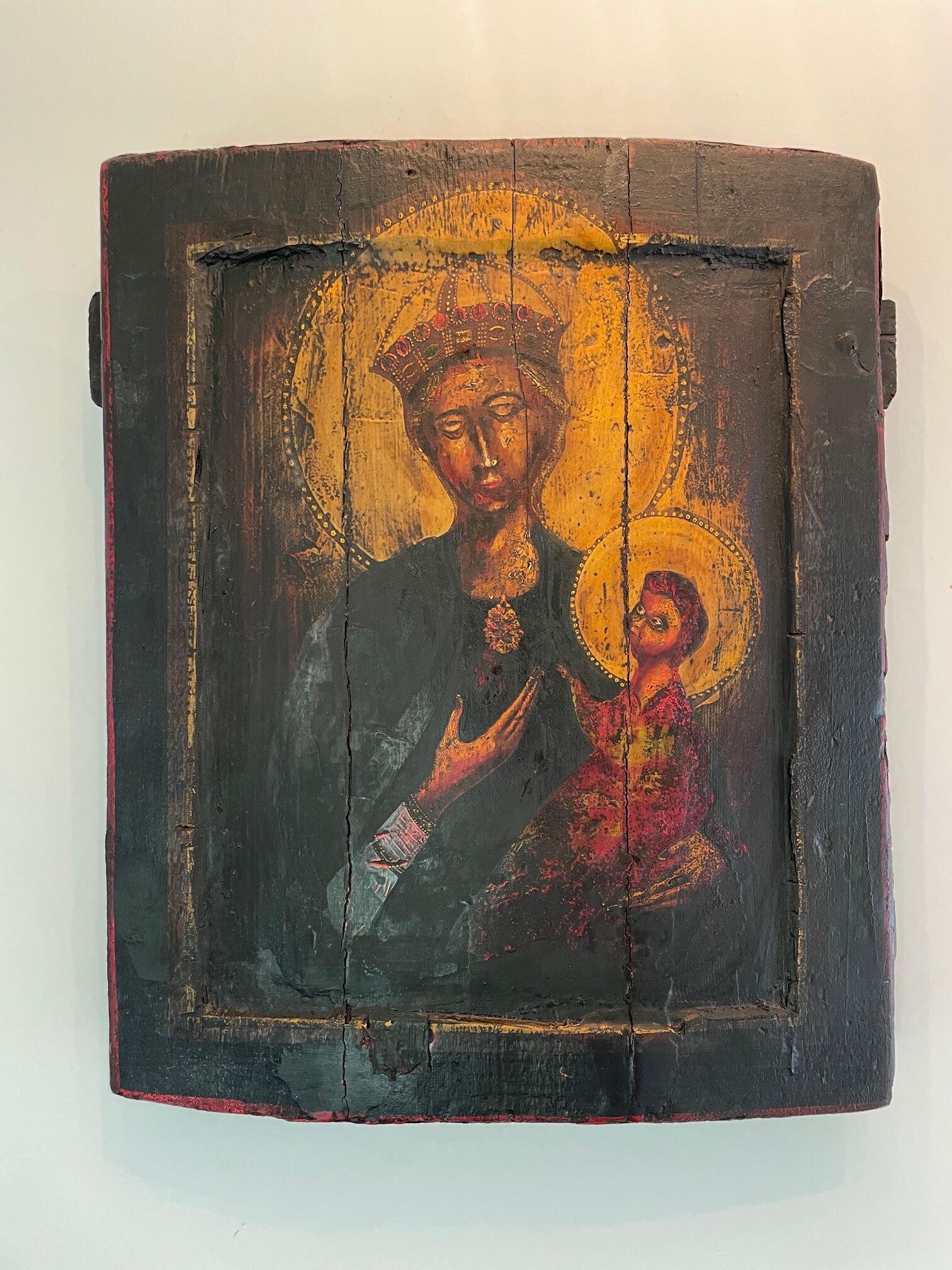 Russian orthodox Mother of God icon
