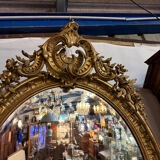 Miroir Louis XV biseauté doré à l or