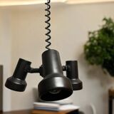 Industrial retractable adjustable 3 spot light  chandelier