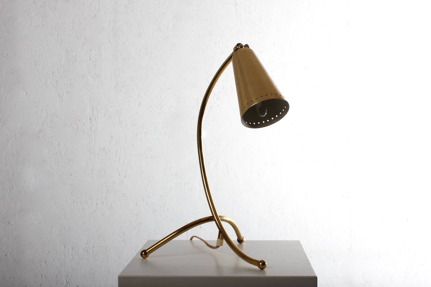 Vintage Tischlampe Mid Century Stilnovo Kalmar Design 60er
