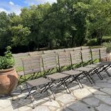 Lot de 14 chaises pliantes en métal AM-PM