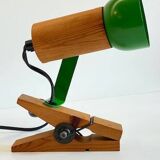 Spot adjustable wall light on clamp 70s
