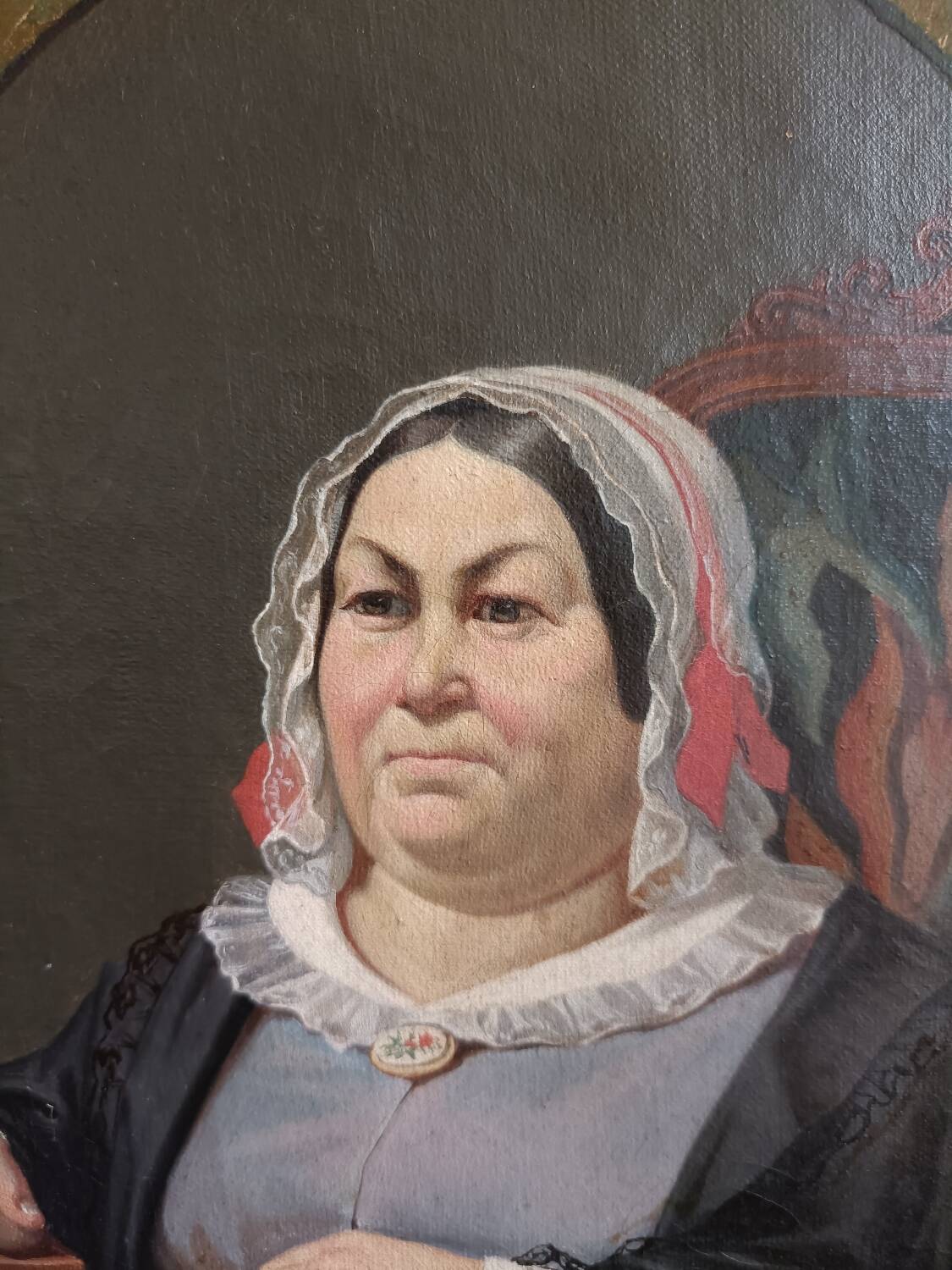 19th century painting, portrait of a woman