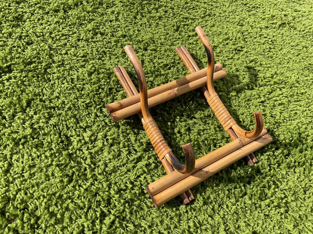 Bamboo coat rack ~ Vintage 70s